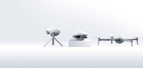 PowerVision - Cámara con IA PowerEgg X Explorer y dron 4K - Blanco / Gris