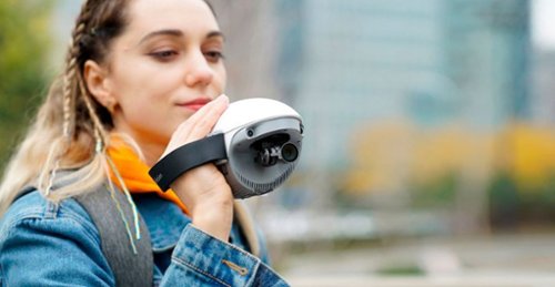 PowerVision - Cámara con IA PowerEgg X Explorer y dron 4K - Blanco / Gris