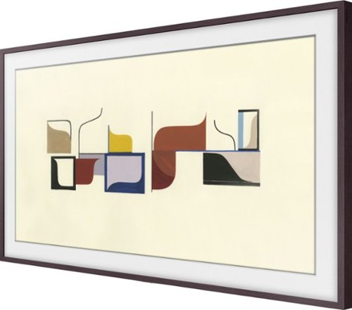 Samsung - 75" The Frame Customizable Bezel - Brown