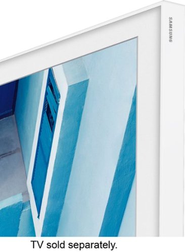 Samsung - 65" The Frame Customizable Bezel - White