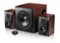 Edifier - S350DB Bookshelf Speakes & Subwoofer, Computer Speakers - Bluetooth v4.1 aptX Wireless Sound - 2.1 Speaker System - Brown/black-Front_Standard
