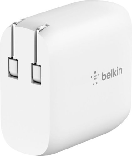 Belkin 24W Dual Port USB Wall Charger with USB-C Cable - Fast Charging for iPhone, Galaxy , Pixel & More - White WORLDWIDE DELIVERY