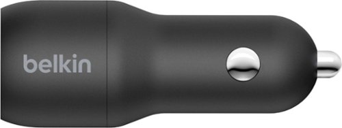 Belkin BOOST↑CHARGE  Dual USB-A Car Charger 24W + USB-A to USB-C Cable - Black WORLDWIDE DELIVERY
