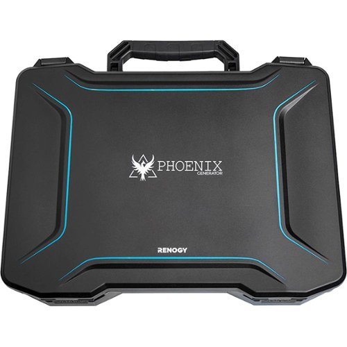 Renogy - Phoenix Portable Solar Generator - Black-Front_Standard 