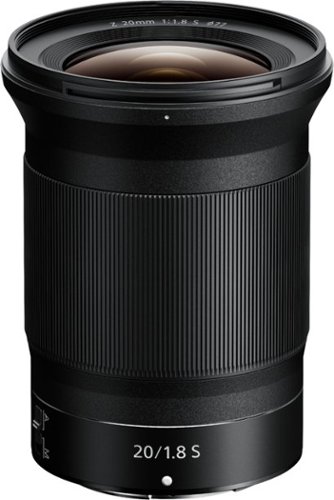 NIKKOR Z 20mm f/1.8 S Wide-Angle Prime Lens for Nikon Z Cameras - Black