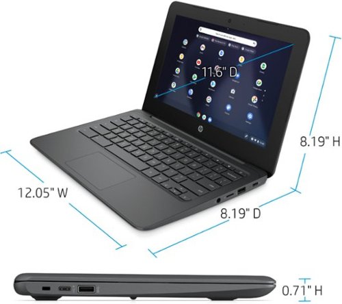 HP 11.6 Chromebook - Intel Celeron - 4GB Memory - 32GB eMMC Flash Memory WHERE TO BUY