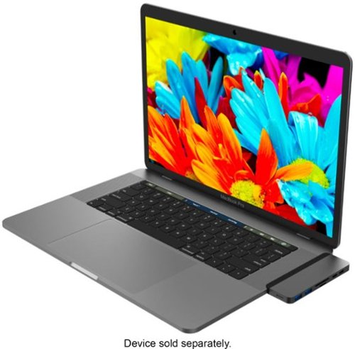 Hyper DUO 7-Port USB-C Hub - USB-C Docking Station for Apple MacBook Pro and Air - Gray WORLDWIDE DELIVERY