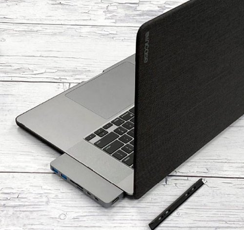 Hyper DUO 7-Port USB-C Hub - USB-C Docking Station for Apple MacBook Pro and Air - Gray BUY IN SINGAPORE