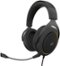 CORSAIR - HS60 PRO SURROUND Wired Stereo Gaming Headset - Black/Yellow-Front_Standard