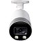 Lorex - Indoor/Outdoor 4K UHD Wired IP Smart Active Deterrence Camera - Black/White-Front_Standard