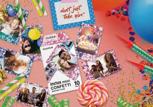 Fujifilm INSTAX MINI Confetti Instant Film - Multi HOW TO BUY