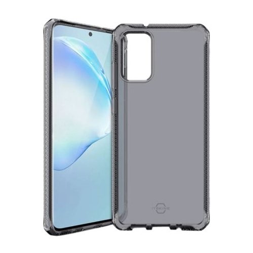 Itskins - Spectrum Clear Case for Samsung Galaxy S20+ - Smoke-Angle_Standard 