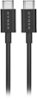Dynex™ - 3' USB Type C-to-USB Type C Charge-and-Sync Cable - Black-Front_Standard