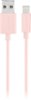 Dynex™ - 3' USB Type A-to-Lightning Charge-and-Sync Cable - Pink-Front_Standard