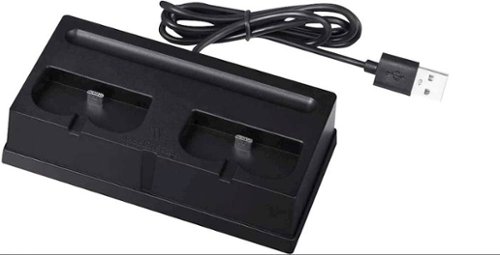 Wasserstein - Battery Charger for Ring Stick Up Cam Battery, Ring Spotlight Cam Battery, and Ring Video Doorbell 2 - Black