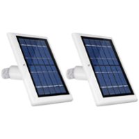 Wasserstein - Solar Panel for Arlo Ultra 2 and Arlo Pro 4 Surveillance Cameras (2-Pack) - White