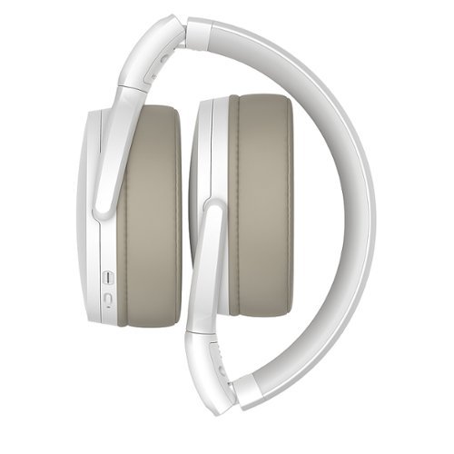 Sennheiser HD 350BT 5.0 Wireless Headphone - 30-Hour Battery Life, USB-C Fast Charging, Virtual Assistant Button, Foldable - White WORLDWIDE DELIVERY