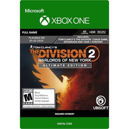 Tom Clancy's The Division 2 Warlords Of New York Ultimate Edition - Xbox One [Digital]