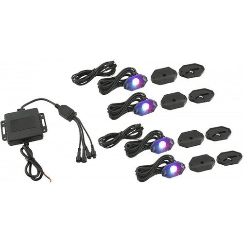 Image of Stinger - Powersports 4-Way Underbody/Wheel LED Light Kit - Black
