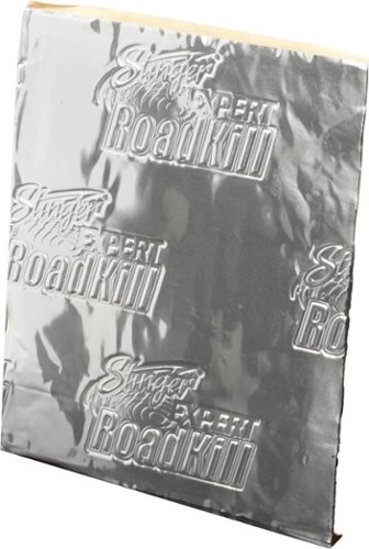 Stinger - RoadKill Expert 12" x 24" Sound Damping Door Kit (6-Pack) - Silver