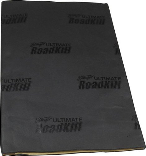 Stinger - RoadKill Ultimate 18" x 32" Sound Damping Kit (2-Pack) - Black/Silver