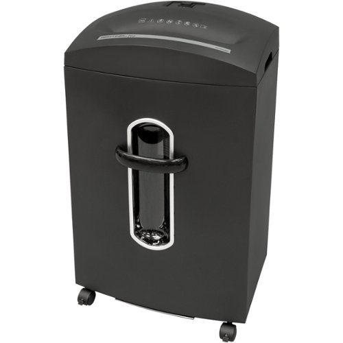 Sentinel - Pro 30-Sheet Stripcut CD/DVD/Paper Shredder - Black-Front_Standard 