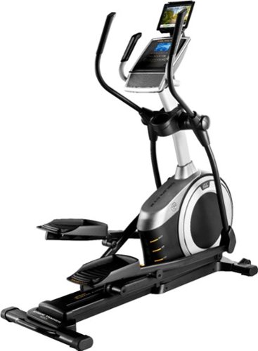 Golds Gym - Stride Trainer Elliptical - Black/Gray-Front_Standard 