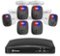 Swann - Home 8-Channel, 6 Camera Indoor/Outdoor Wired 4K UHD 2TB HDD DVR Security Camera, 2-way Audio, Surveillance System - Black-Front_Standard