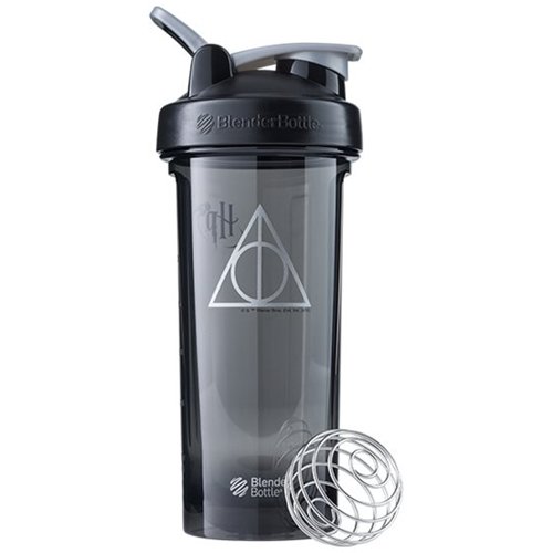 BlenderBottle - Harry Potter Series Pro28 28 oz. Water Bottle/Shaker Cup - Black/Silver