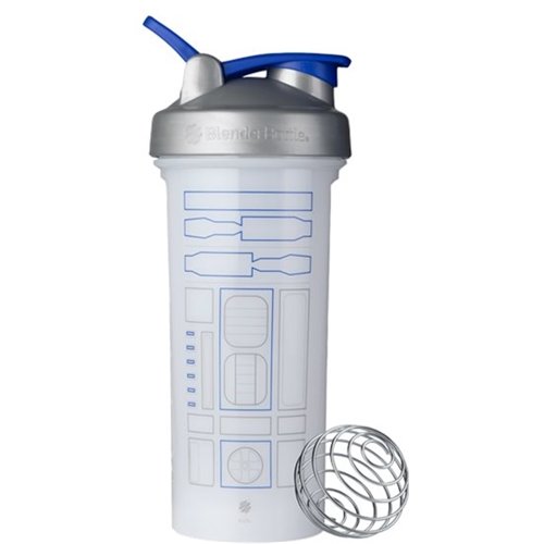 BlenderBottle - Star Wars Series Pro28 28 oz. Water Bottle/Shaker Cup - Blue/Silver/White