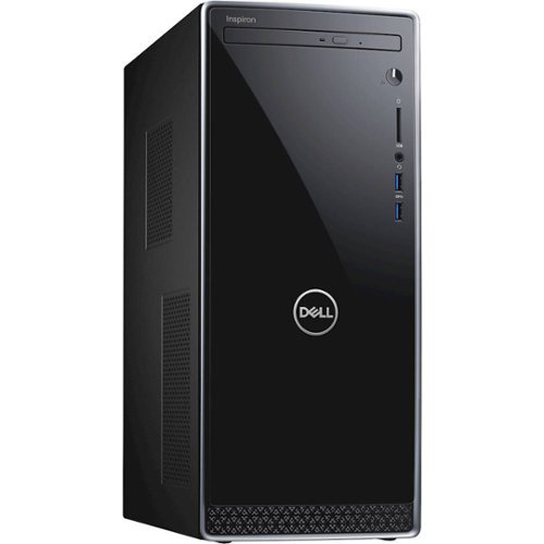Dell - Inspiron Desktop - Intel Core i5 - 12GB Memory - 1TB HDD - Black With Silver Trim-Angle_Standard 