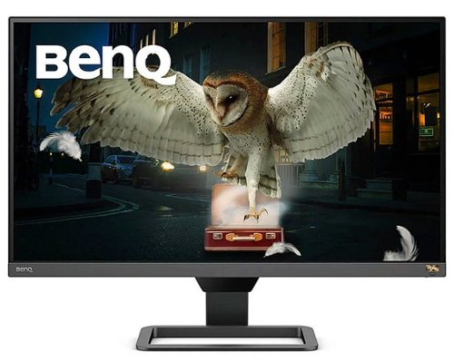 BenQ - EW2780Q - 27" QHD IPS LCD Entertainment Monitor with HDR Eye-Care Integrated Speakers- Black - Black/Metallic Gray