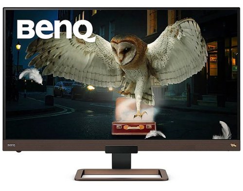 BenQ - EW3280U 32" 4K Monitor | IPS | Multi Media with HDMI HDR Eye-Care Integrated Speakers and Custom Audio Modes - Black/Metallic Brown