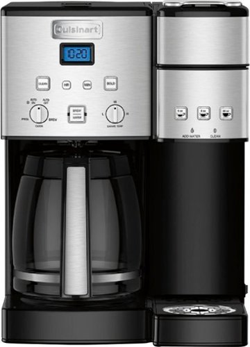  Cuisinart - Coffee Center 12-Cup Coffee Maker with Water Filtration - Black/Stainless Steel
