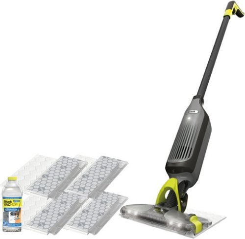  Shark - VACMOP Pro Cordless Hard Floor Vacuum Mop with Disposable VACMOP Pad - Charcoal Gray