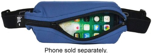 SPIBelt Adult Case for Most Cell Phones - Black/Steel Blue WORLDWIDE DELIVERY