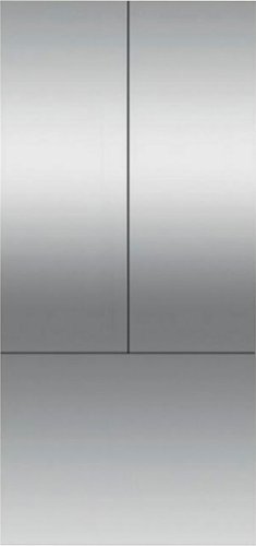 Fisher & Paykel - 36 x 80 in Integrated French Door Stainless Panel For RS36A80U1 (Handles not Included) - Stainless steel