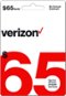 $65 Verizon Prepaid Card - White-Front_Standard