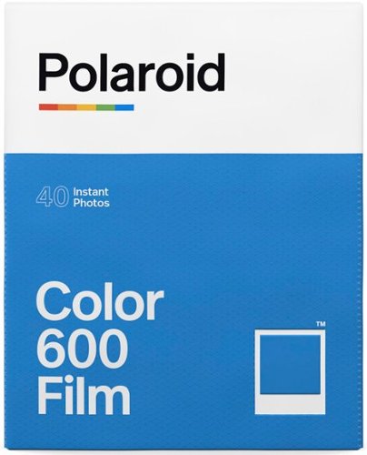 Polaroid Color Film 600 40x Pack - White WORLDWIDE DELIVERY