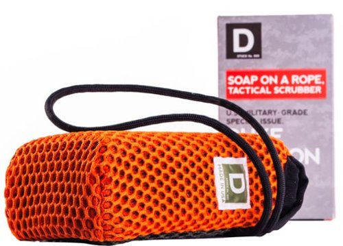 Duke Cannon Soap On A Rope Tactical Scrubber - Orange/Green WORLDWIDE DELIVERY