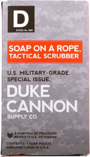 Duke Cannon Soap On A Rope Tactical Scrubber - Orange/Green HOW TO BUY