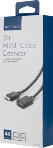 Insignia™ 3' HDMI Cable Extender - Black WHERE TO BUY