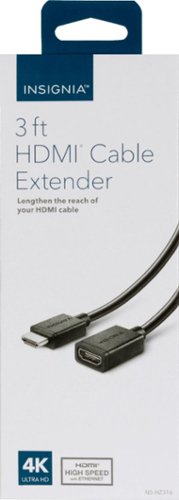 Insignia™ 3' HDMI Cable Extender - Black BUY ONLINE