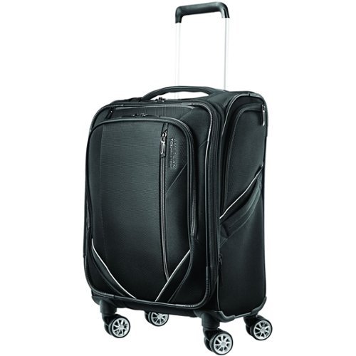 American Tourister - 20" Expandable Spinner Suitcase - Black