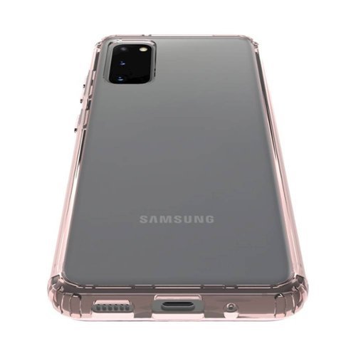 SaharaCase - Crystal Clear Series Case for Samsung Galaxy S20 and S20 5G - Rose Gold Clear