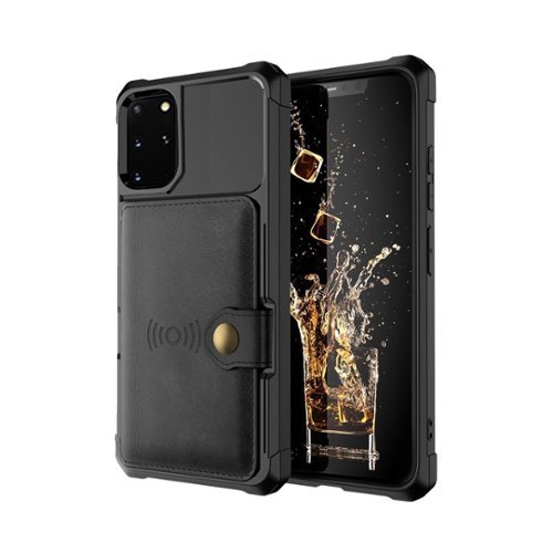 SaharaCase - Wallet Case for Samsung Galaxy S20+ and S20+ 5G - Black-Angle_Standard 