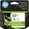 HP - 67XL High-Yield Ink Cartridge - Tri-color-Front_Standard