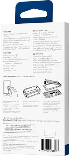 Insignia™ Tempered Glass Screen Protector for Apple iPhone 6, 6S, 7, 8 and iPhone SE 2nd (2020) and 3rd (2022) Generation - Clear SHOP ONLINE
