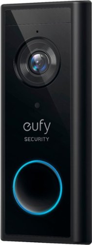 eufy Security Smart Wi-Fi Video Doorbell 2K Battery Operated/Wired - Black WORLDWIDE DELIVERY