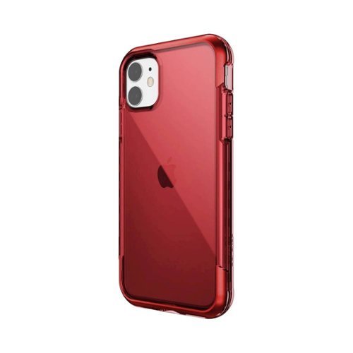 Raptic - Air Case for Apple® iPhone® 11 - Red/Clear-Left_Standard 